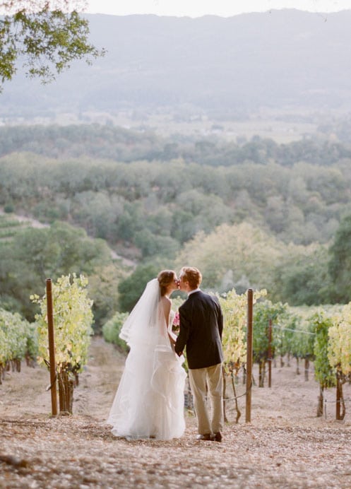 Napa Valley Wine Country Wedding - bride and groom