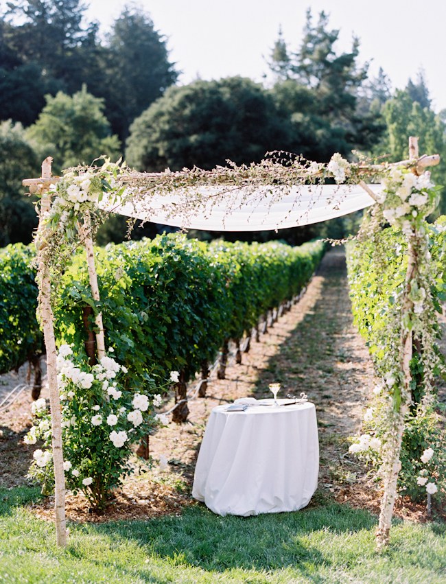 Press: How to Throw a Wedding at a Vineyard from Brides